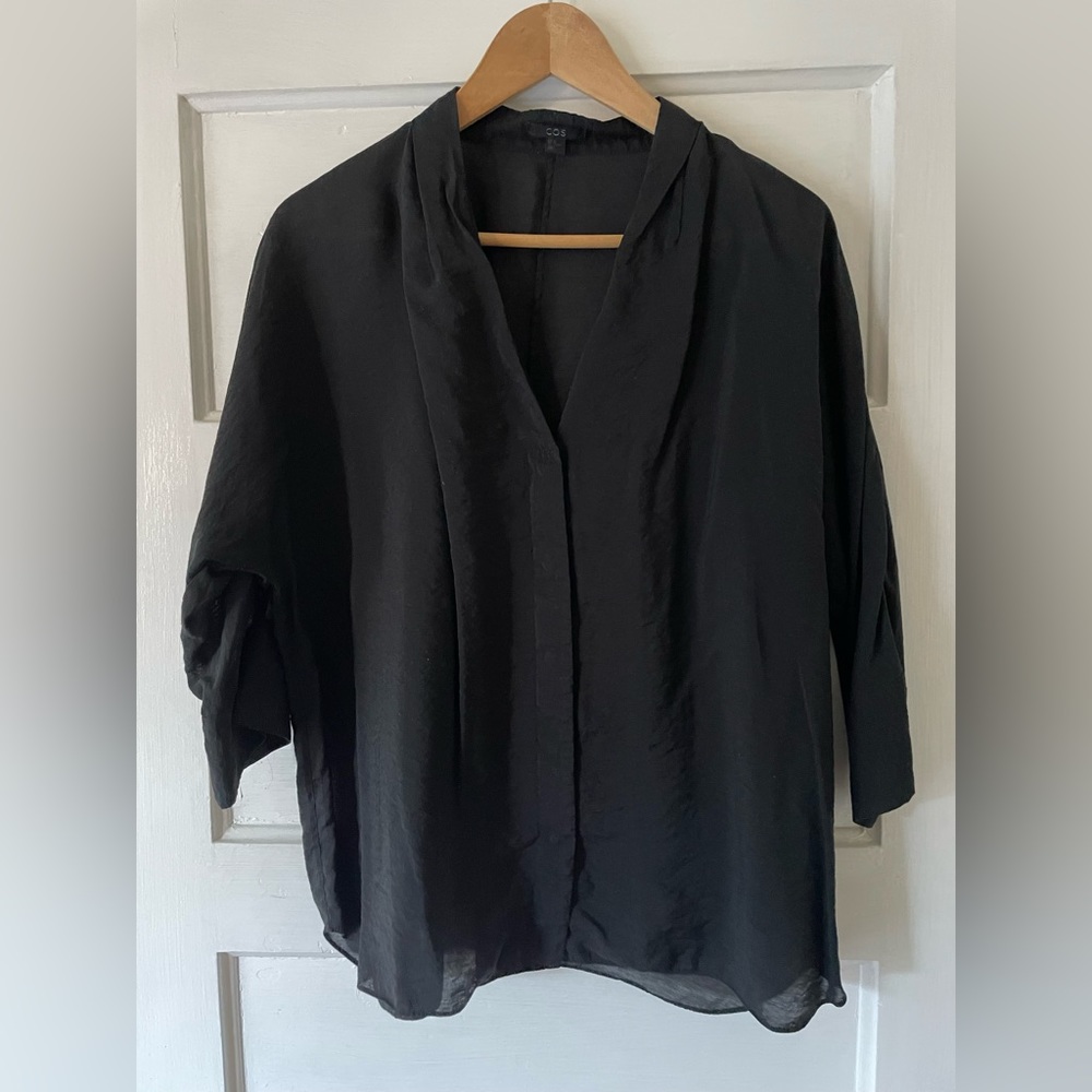 COS Shawl Collar Blouse
